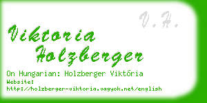 viktoria holzberger business card